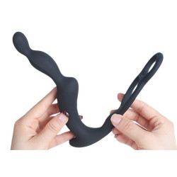 AnalTech Stimulateur Prostatique Vibrant Dobble 16.5 x 2.8cm